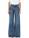 Coperni Rigid Mid-rise Straight-leg Jeans In Vintage Blue