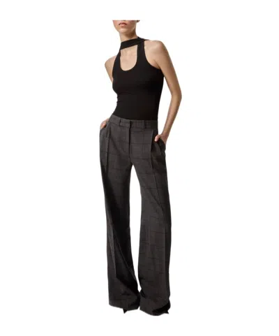 Coperni Wide-leg Fine-cut Trousers In Black