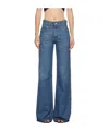Coperni Wide Leg Jeans In Blue