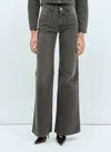 Coperni Women Wide Leg Jeans In Grey