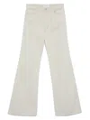 Coperni Trousers Wide-leg Denim Back Pockets In Neutrals