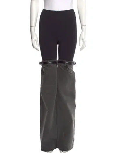Pre-owned Coperni Wide Leg Pants In Gray