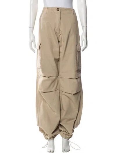 Pre-owned Coperni Wide Leg Pants In Neutrals
