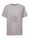 Coperni Window Circular Opening T-shirt In Gray