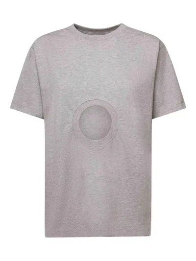 Coperni Window Cotton T-shirt In Gray