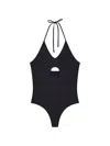 Coperni Window Swimsuit Woman Black In Black