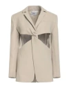 Coperni Woman Blazer Beige Size 6 Polyester, Viscose, Elastane In Beige