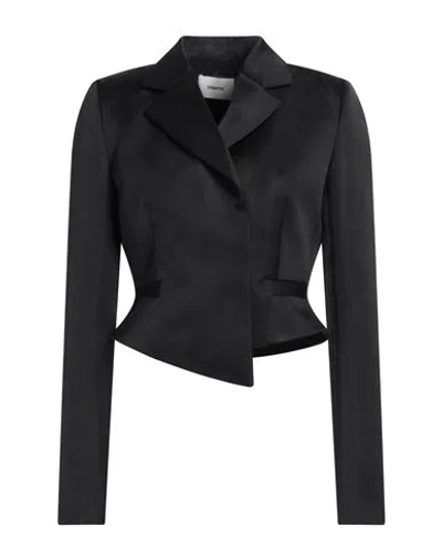 Coperni Woman Blazer Black Size 10 Polyester