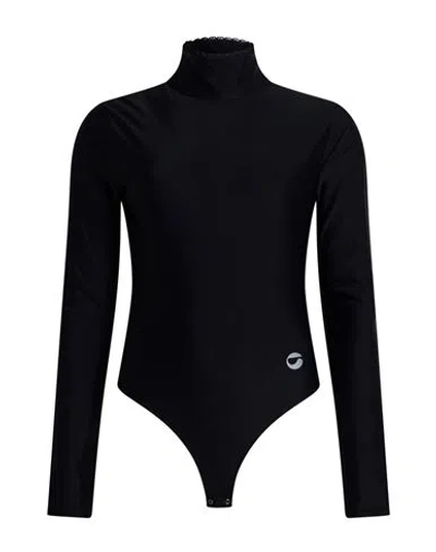 Coperni Woman Bodysuit Black Size M Polyamide, Elastane