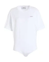 Coperni Woman Bodysuit White Size M Cotton