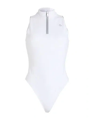 Coperni Woman Bodysuit White Size M Polyamide, Elastane