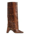Coperni 85mm Snake Print Leather Bridge Boots