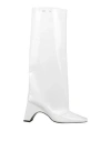 Coperni Bridge Leather Knee-high Boots In White