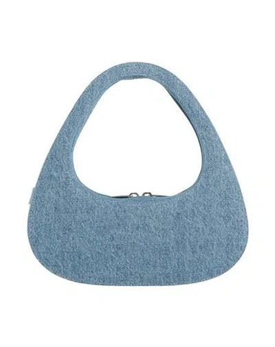 Coperni Woman Handbag Blue Size - Cotton