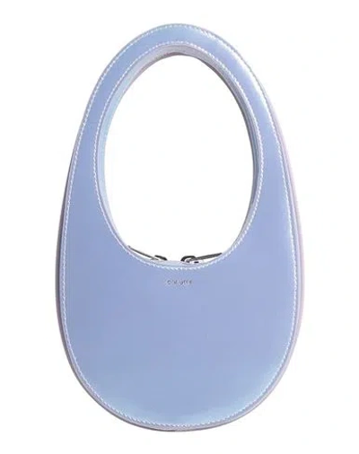 Coperni Woman Handbag Lilac Size - Textile Fibers In Blue