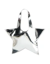 Coperni Mini Star-shaped Tote Bag With Mirror-effect Finish In Silver
