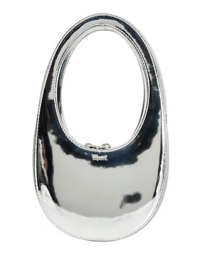 Coperni Woman Handbag Silver Size - Polyurethane, Polyester, Cotton