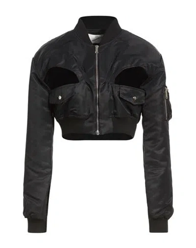 Coperni Woman Jacket Black Size 8 Polyamide