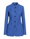 Coperni Woman Jacket Blue Size 8 Virgin Wool In Blue
