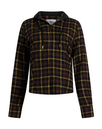 Coperni Woman Jacket Brown Size 8 Cotton