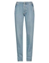 Coperni Woman Jeans Blue Size 4 Cotton In Blue