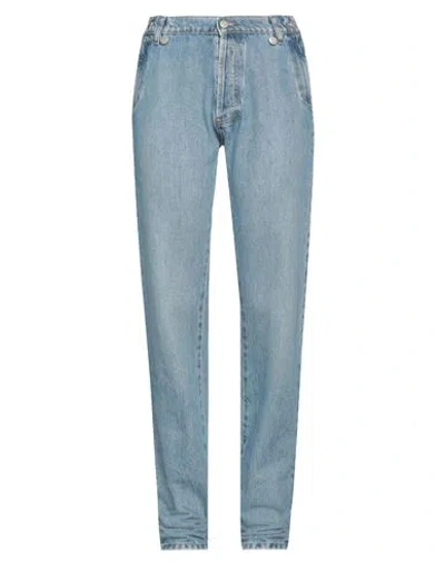 Coperni Woman Jeans Blue Size 4 Cotton