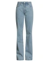 Coperni Woman Jeans Blue Size Xl Cotton In Blue