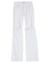 Coperni Woman Jeans White Size M Cotton In White