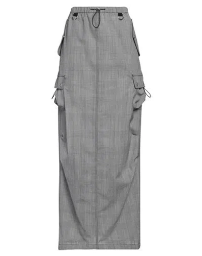 COPERNI COPERNI WOMAN MAXI SKIRT BLACK SIZE 6 VIRGIN WOOL