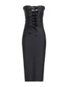 Coperni Black Multi Buckle Midi Dress