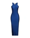 Coperni Woman Midi Dress Blue Size S Polyamide, Elastane