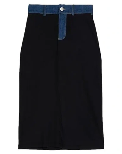 Coperni Woman Midi Skirt Black Size M Lyocell, Cotton, Elastane