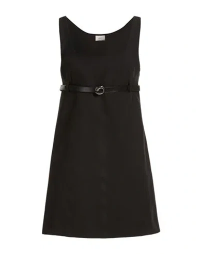 Coperni Woman Mini Dress Black Size 10 Recycled Polyester