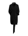 Coperni Woman Mini Dress Black Size 10 Viscose, Acetate, Elastane In Black