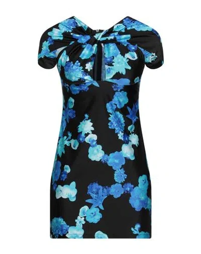 Coperni Woman Mini Dress Black Size L Polyamide, Elastane In Multi
