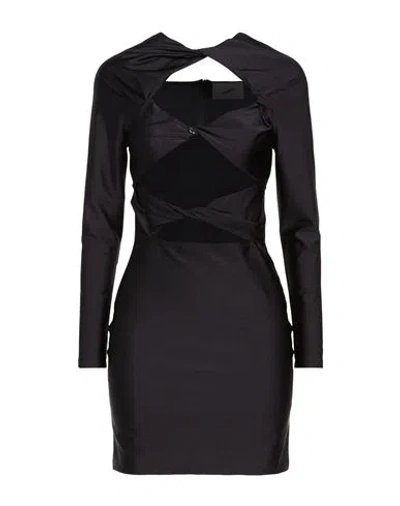 Coperni Woman Mini Dress Black Size M Polyamide, Elastane