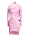 Coperni Woman Mini Dress Pink Size L Polyamide, Elastane In Pink