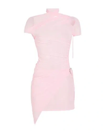Coperni Woman Mini Dress Pink Size M Polyamide, Elastane
