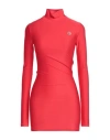 Coperni Woman Mini Dress Red Size Xs Polyamide, Elastane