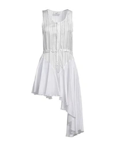 Coperni Woman Mini Dress White Size 6 Viscose