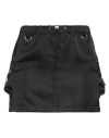 Coperni Woman Mini Skirt Black Size 10 Polyester In Black