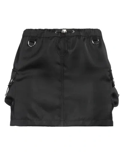 Coperni Woman Mini Skirt Black Size 10 Polyester