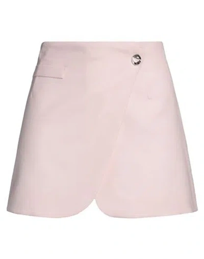 Coperni Woman Mini Skirt Light Pink Size 2 Virgin Wool