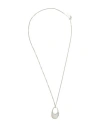 Coperni Woman Necklace Silver Size - Metal In Metallic