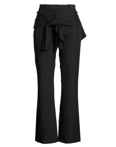 Coperni Woman Pants Black Size 4 Recycled Polyester, Cotton, Modal