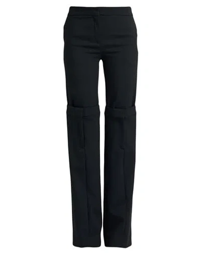 Coperni Woman Pants Black Size 4 Recycled Polyester, Viscose, Polyester, Elastane