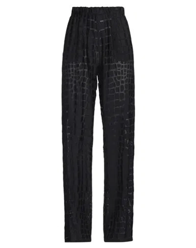 Coperni Woman Pants Black Size 6 Polyester, Polyamide, Elastane