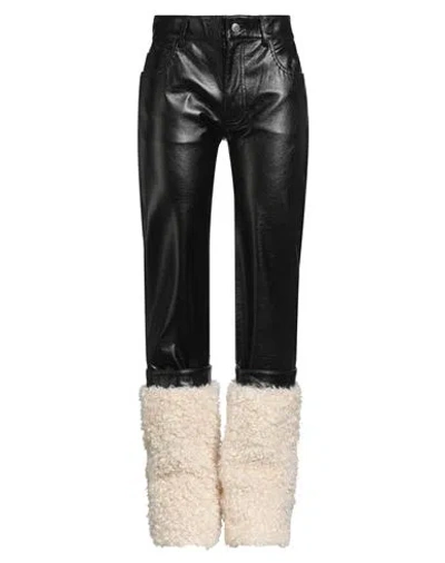 Coperni Woman Pants Black Size 6 Polyester, Polyurethane