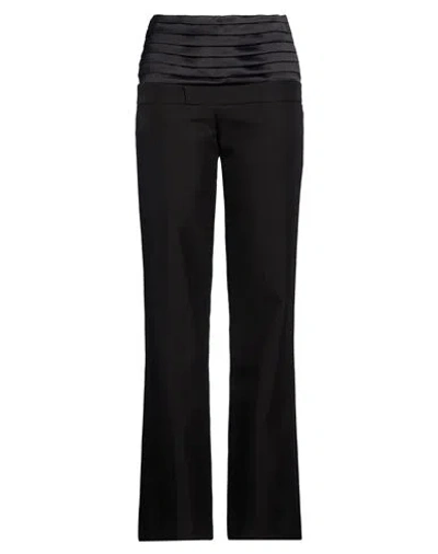 Coperni Woman Pants Black Size 6 Recycled Polyester