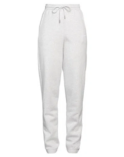 Coperni Woman Pants Light Grey Size M Cotton, Polyester